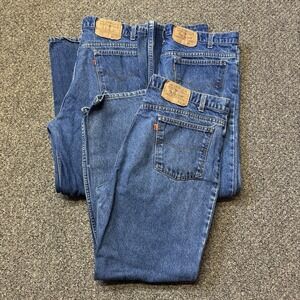 Vintage Levi's 317 Men's 38x30 1980s Jeans Made In USA Orange Tab Lot Of 3